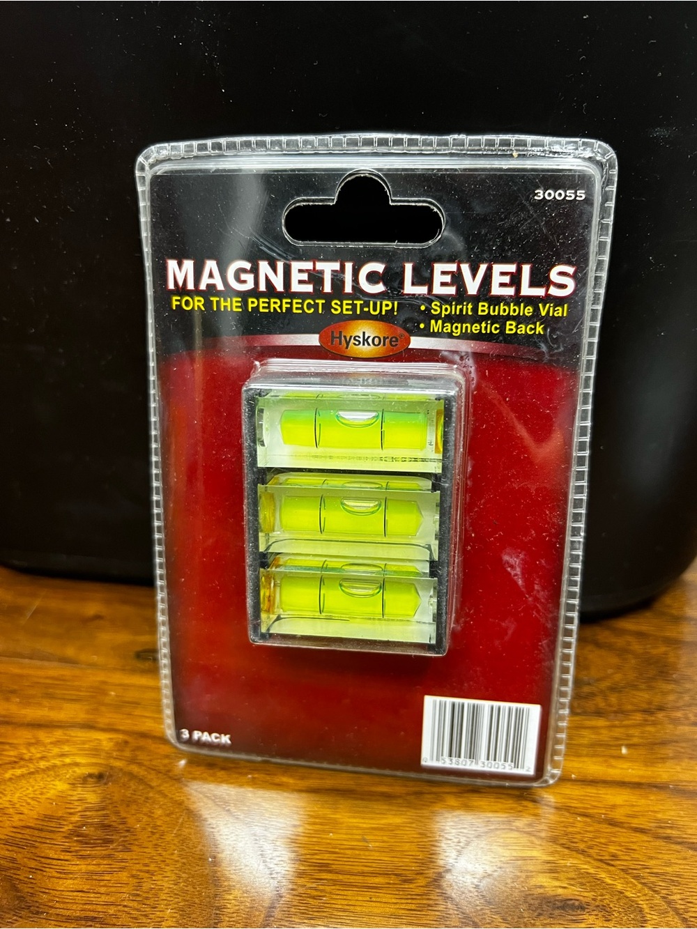 NWT Hyskore 3-Pack of Magnetic Level Vials